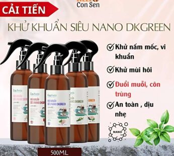 Xịt Khử khuẩn siêu nano DKGREEN cho chó mèo