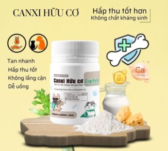 Canxi Ecopets: Dinh Dưỡng Vàng Cho Chó Mèo Mẹ và Bé