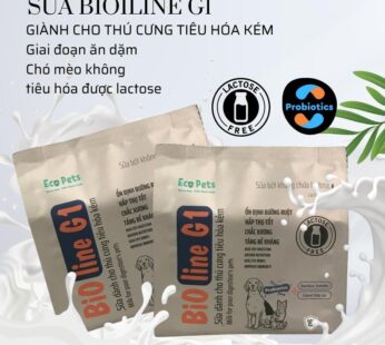 Sữa Bioline G1: Sữa Thay Thế Cho Chó Mèo Con Mất Mẹ