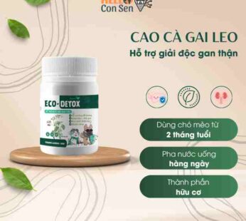 Eco-Detox: Hỗ Trợ Hạ Men Gan, Mát Gan Cho Chó Mèo