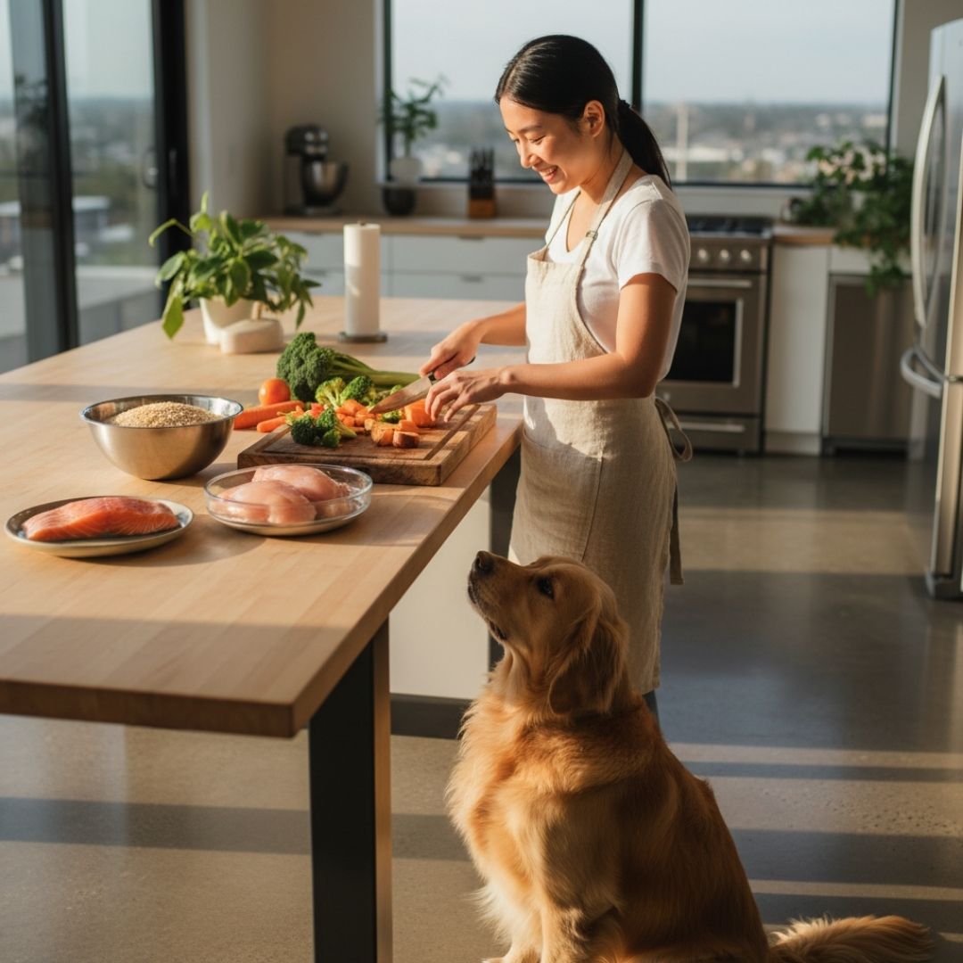 Meal Prep Cho Chó Mèo: Hướng Dẫn Nấu Trữ Đông Thông Minh
